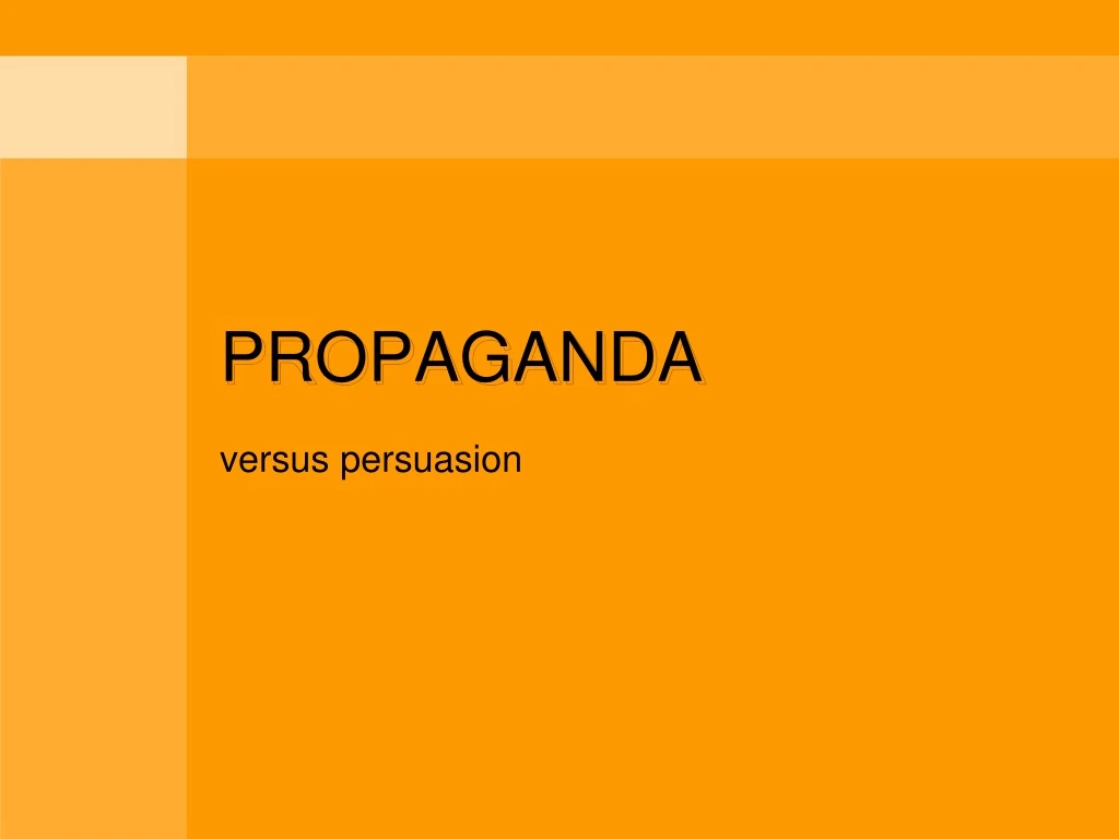 propaganda