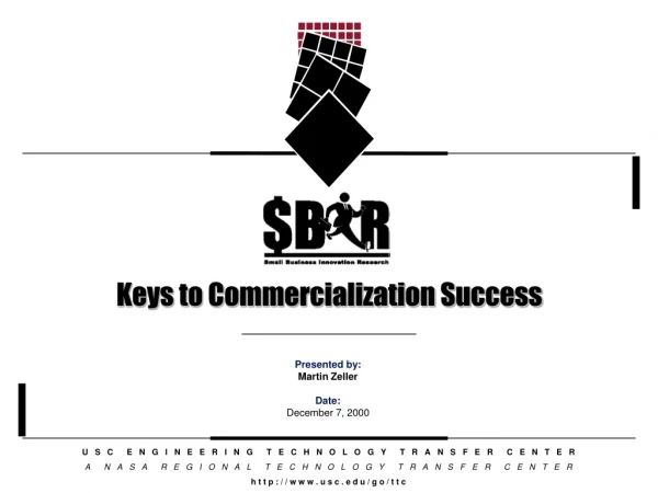 Keys to Commercialization Success