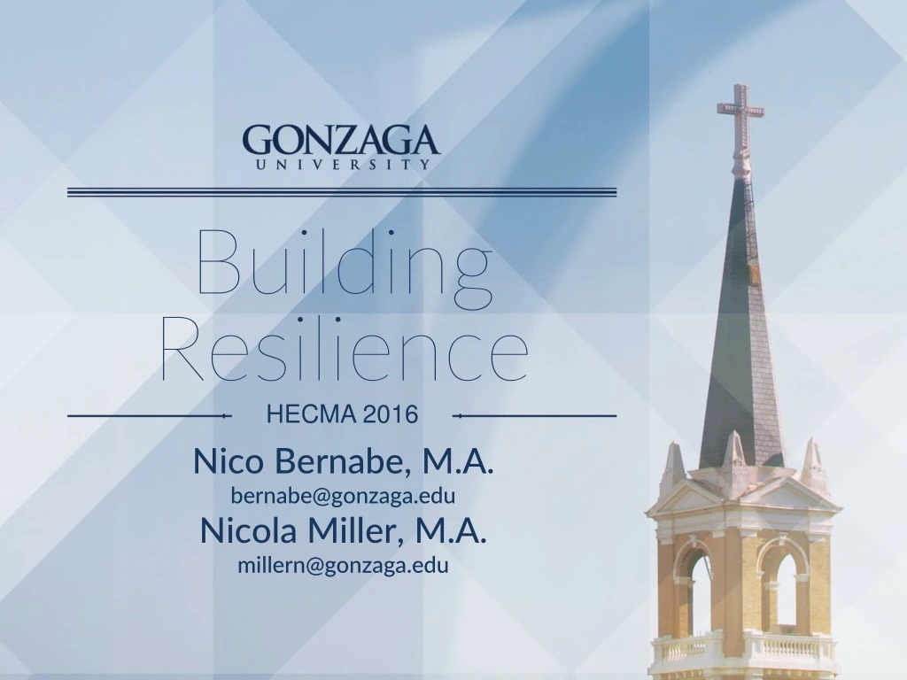 building resilience