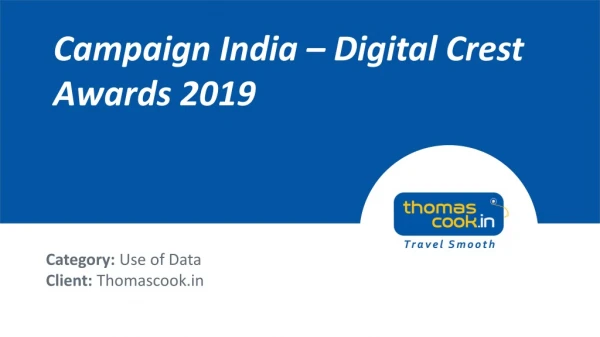 Campaign India – Digital Crest Awards 2019