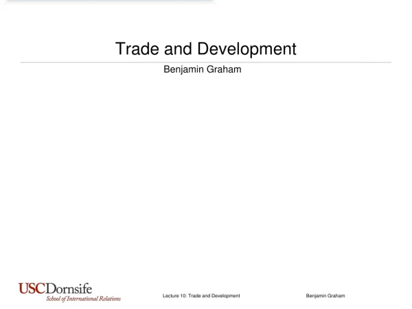 Trade and Development