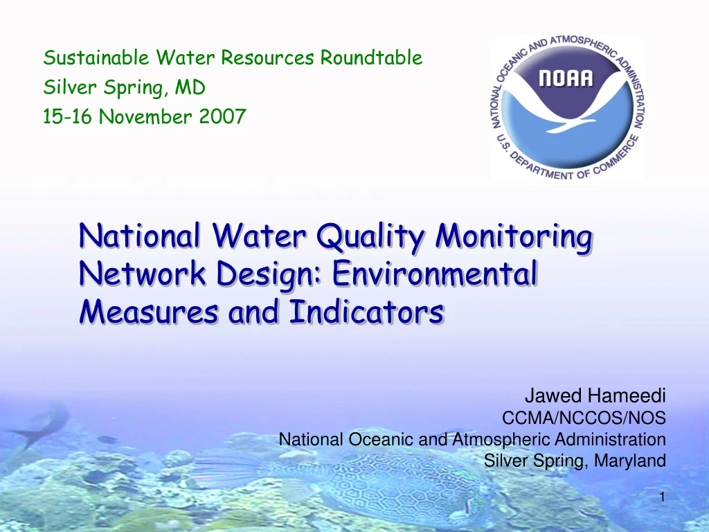 sustainable water resources roundtable silver