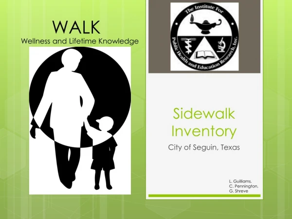 Sidewalk Inventory