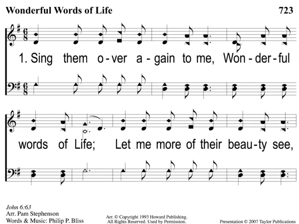 1-1 Wonderful Words of Life