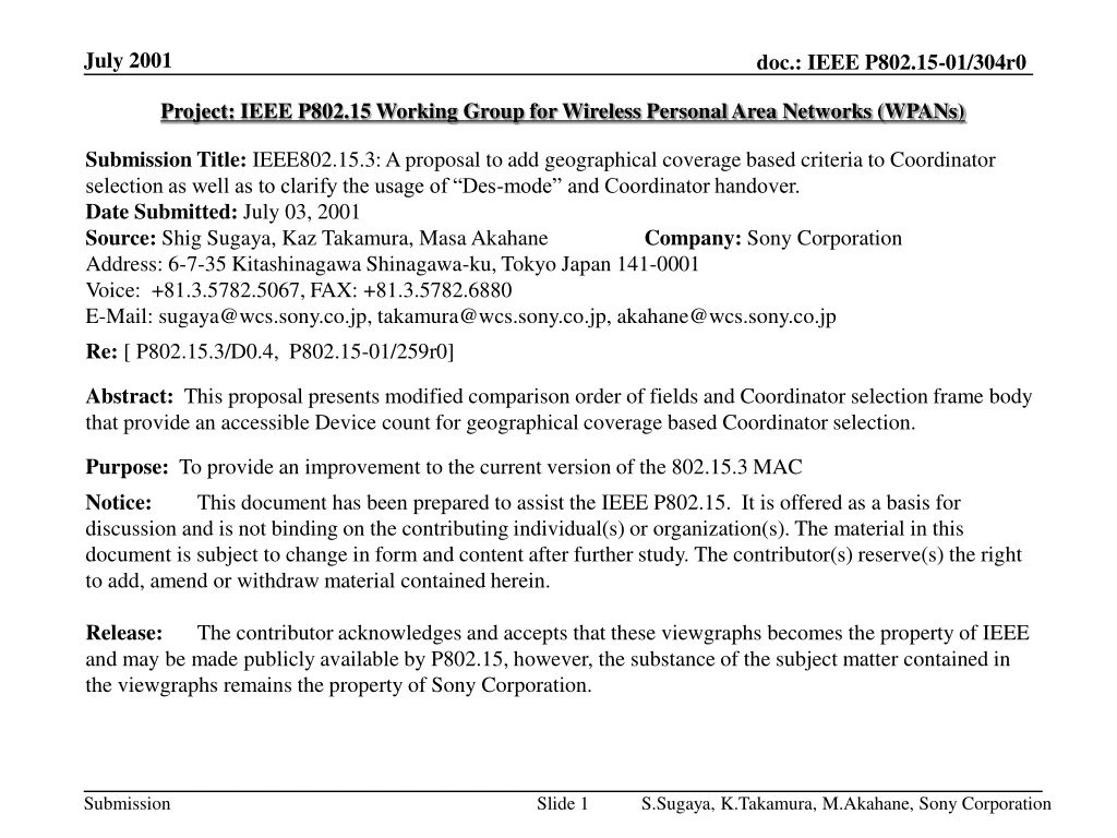 project ieee p802 15 working group for wireless