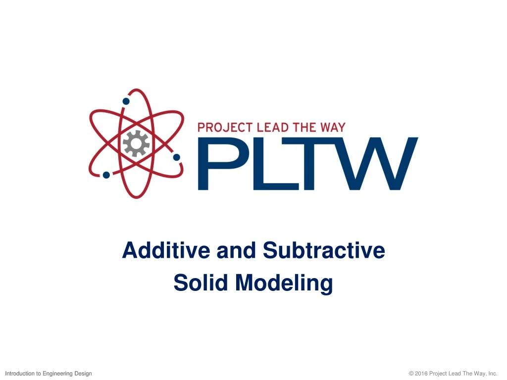 additive and subtractive solid modeling