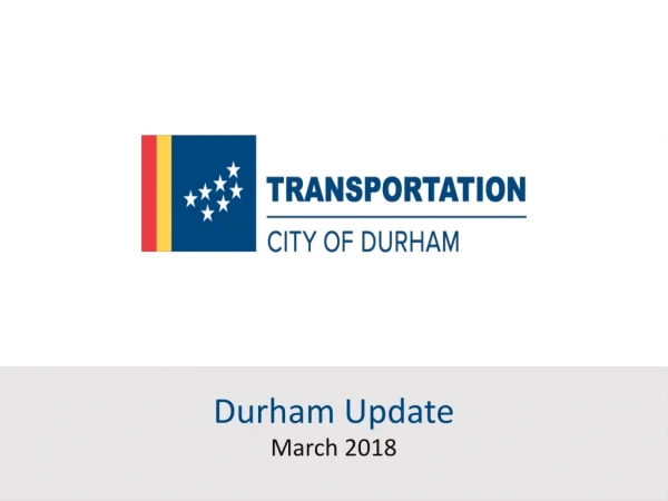 Durham Update