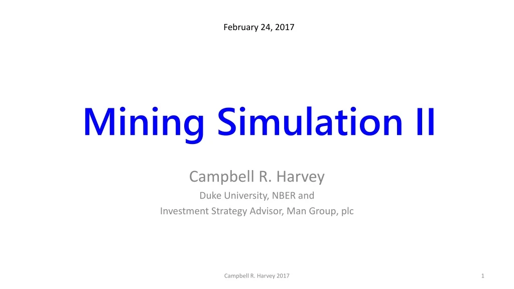 mining simulation ii
