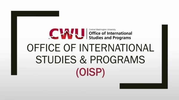 Office of international studies &amp; programs