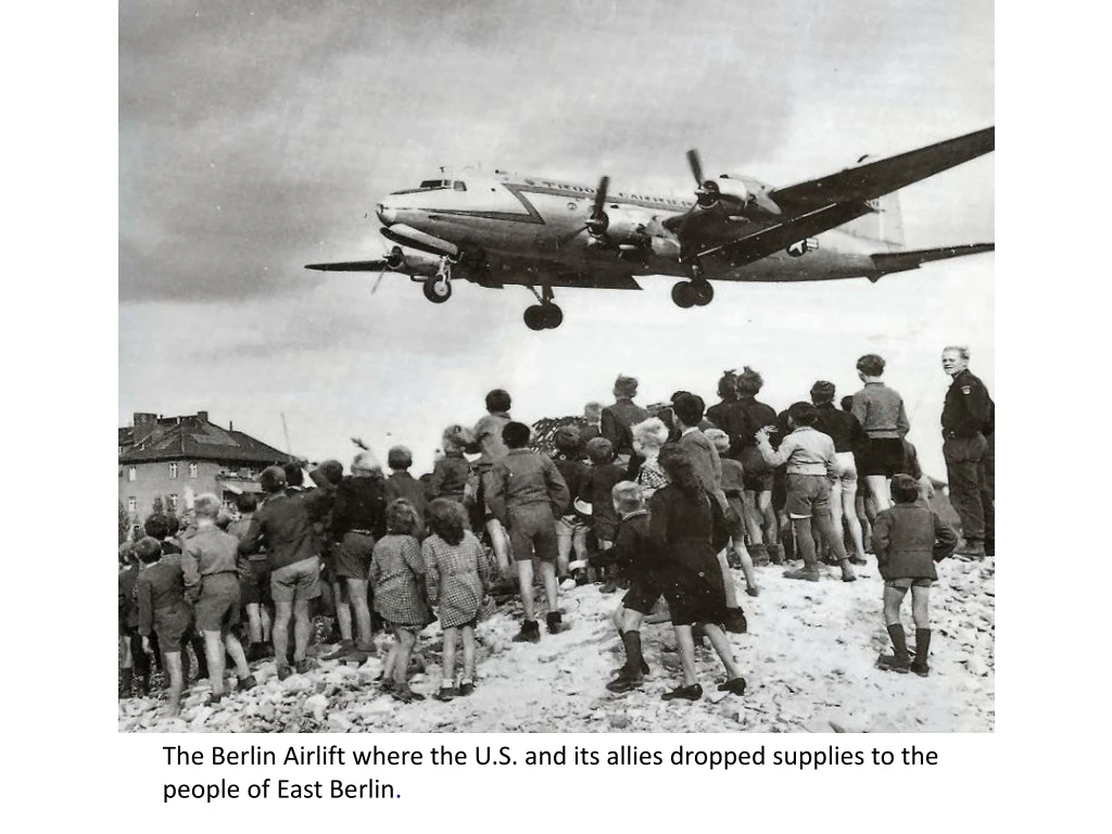 the berlin airlift where the u s and its allies