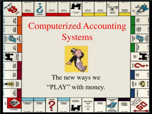 Computerized Accounting Systems