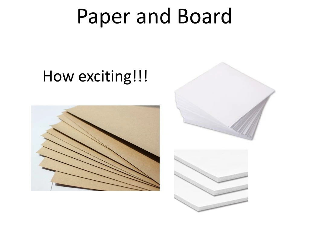 paper and board