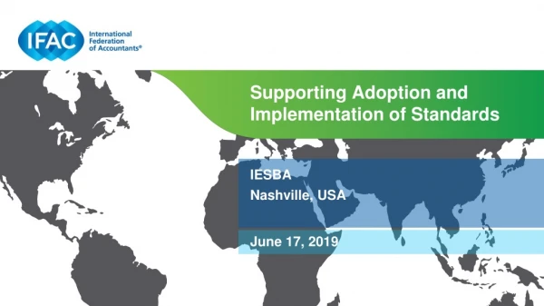 Supporting Adoption and Implementation of Standards