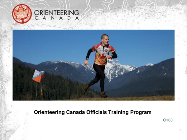 Orienteering Canada Officials Training Program