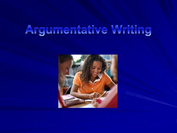 Argumentative Writing