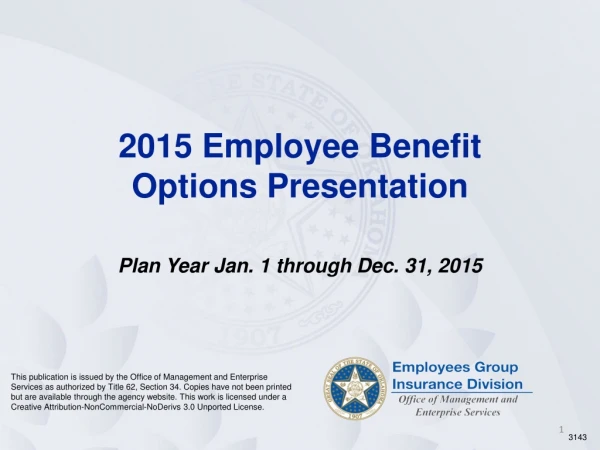 2015 Employee Benefit Options Presentation