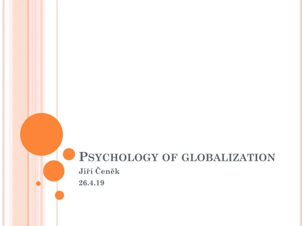 Psychology of globalization