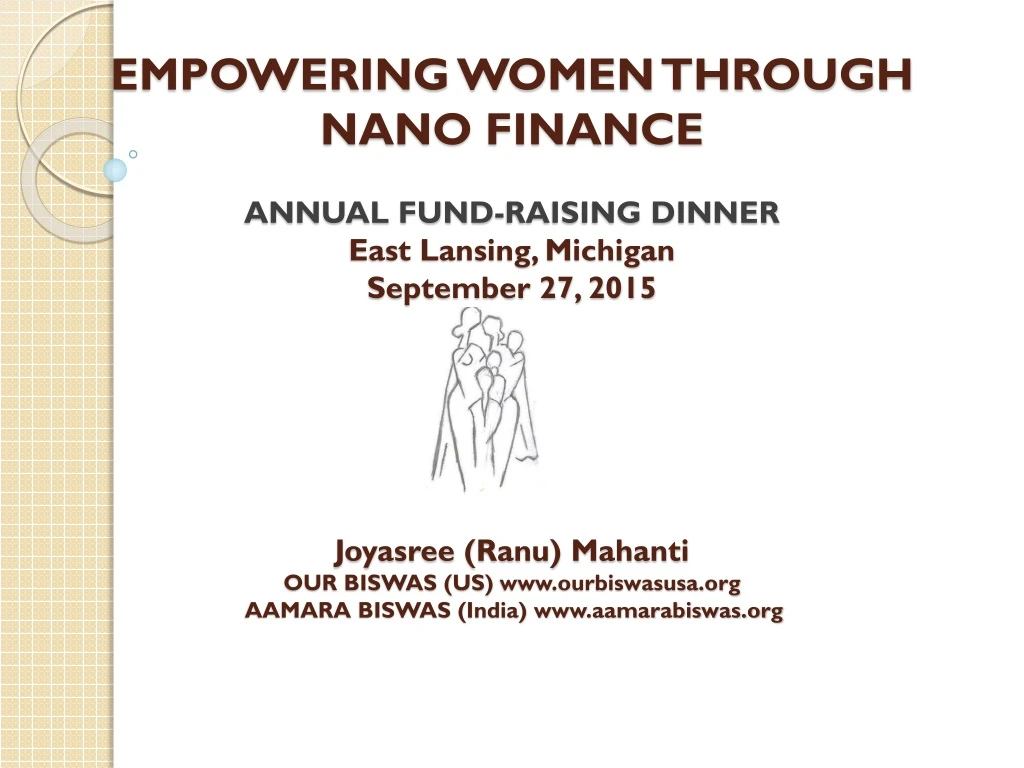 empowering women through nano finance annual fund