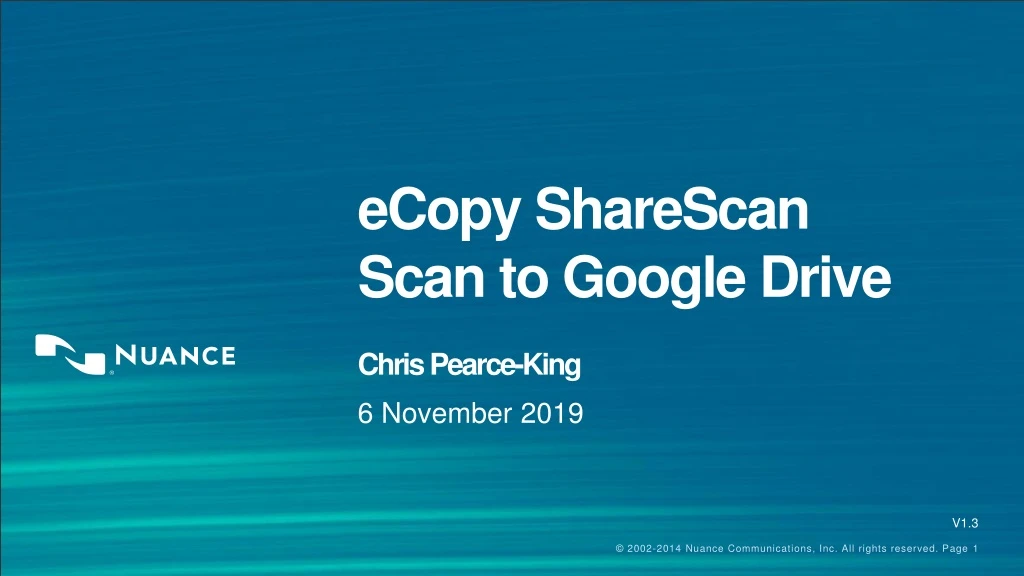 ecopy sharescan scan to google drive c hris pearce king