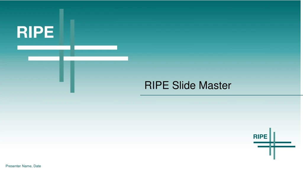 ripe slide master