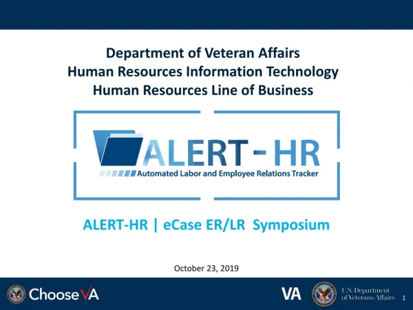 Department of Veteran Affairs Human Resources Information Technology