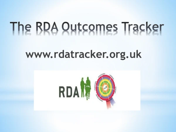 The RDA Outcomes Tracker