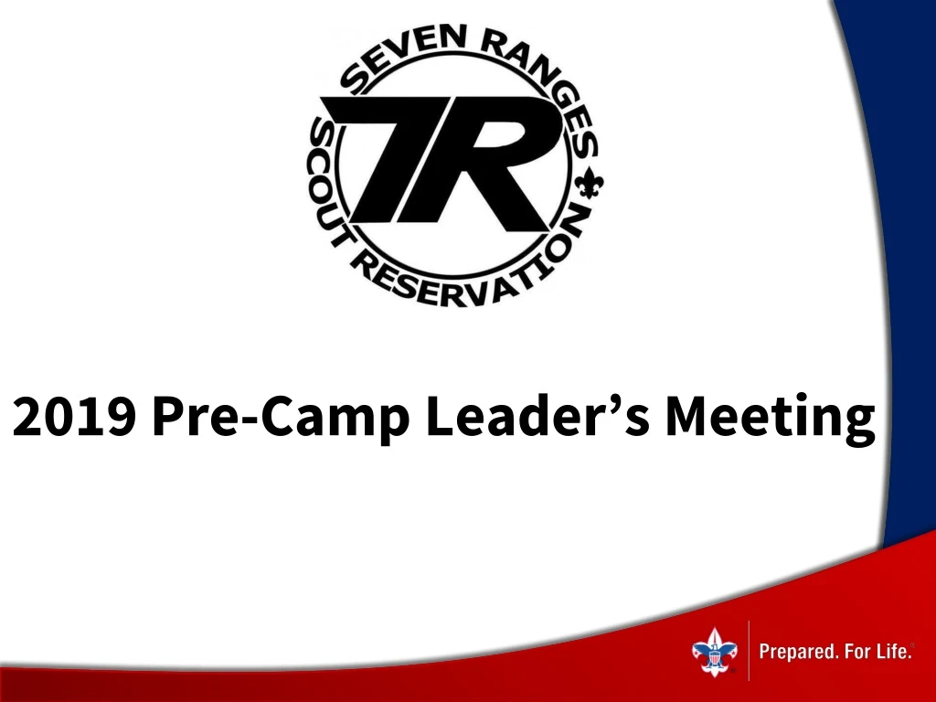2019 pre camp leader s meeting