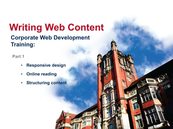 Writing Web Content