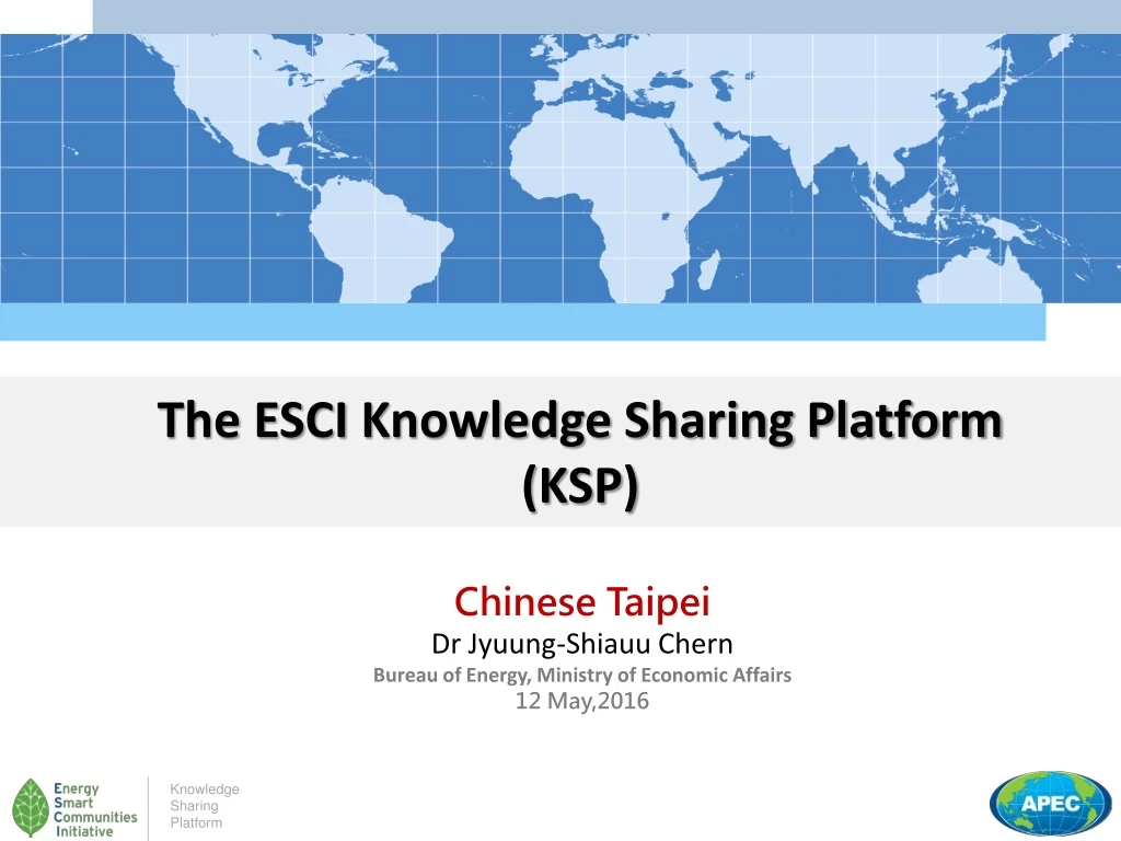 the esci knowledge sharing platform ksp