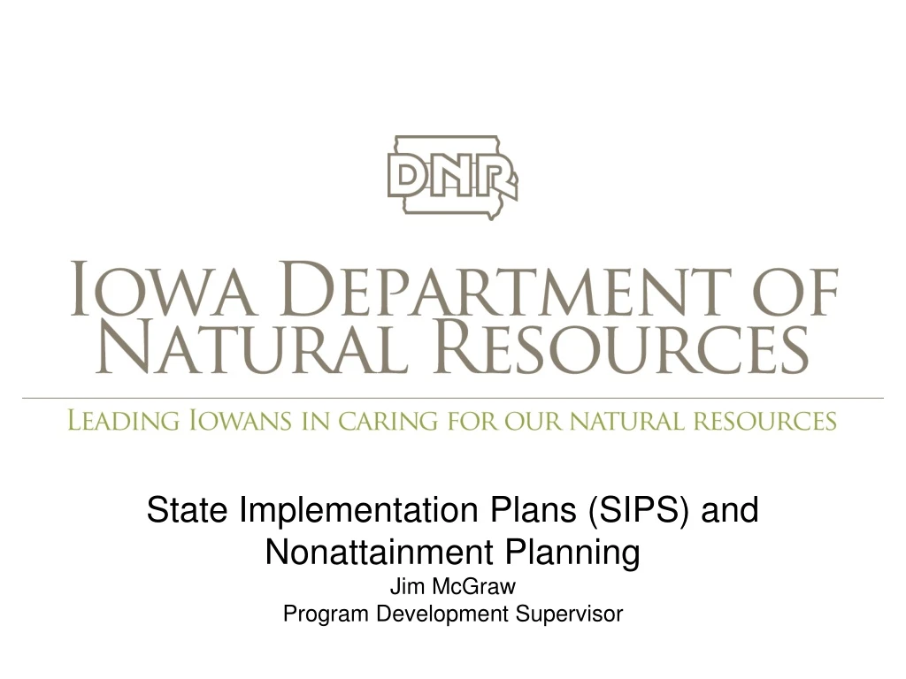 state implementation plans sips and nonattainment