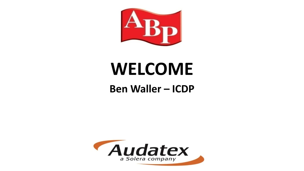 welcome ben waller icdp
