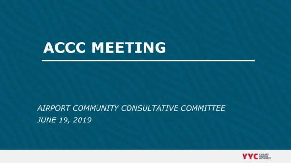 ACCC Meeting