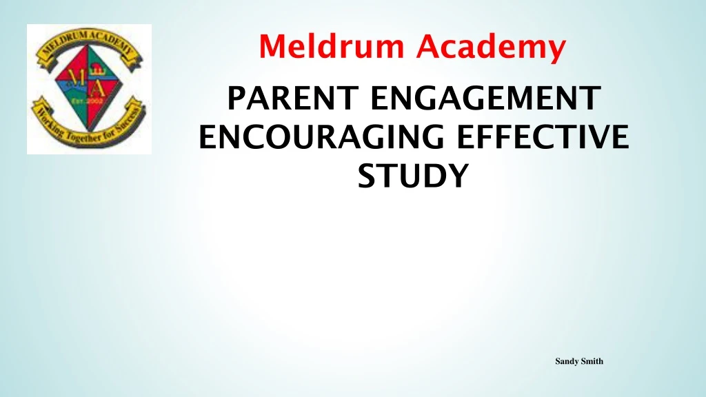 parent engagement encouraging effective study