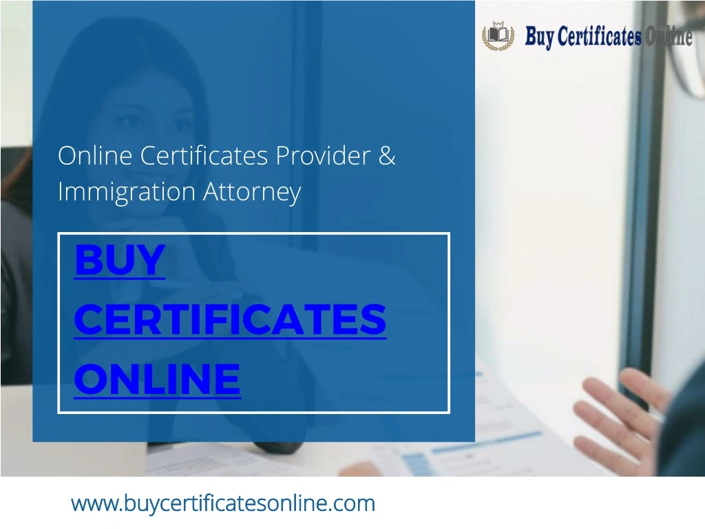 online certificates provider immigration attorney