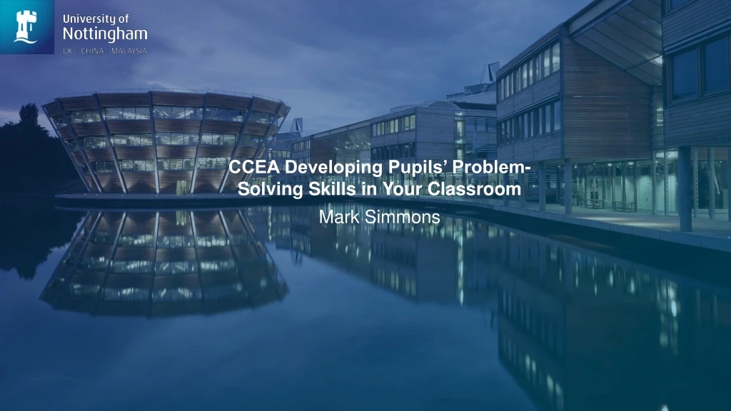 ccea developing pupils problem solving skills