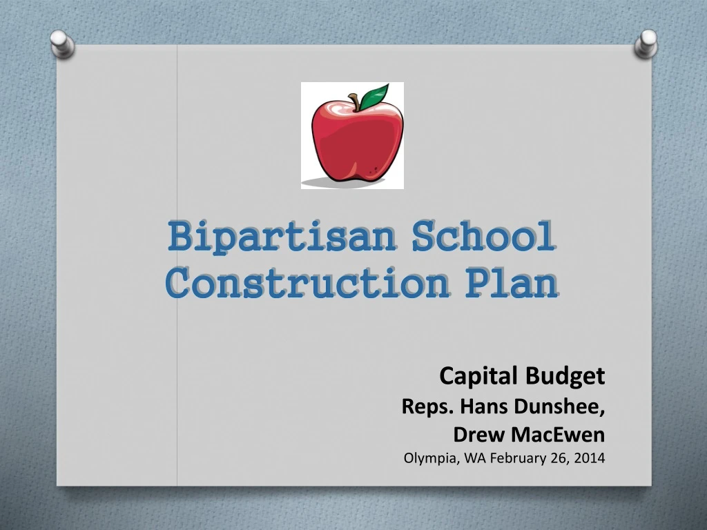 bipartisan school construction plan