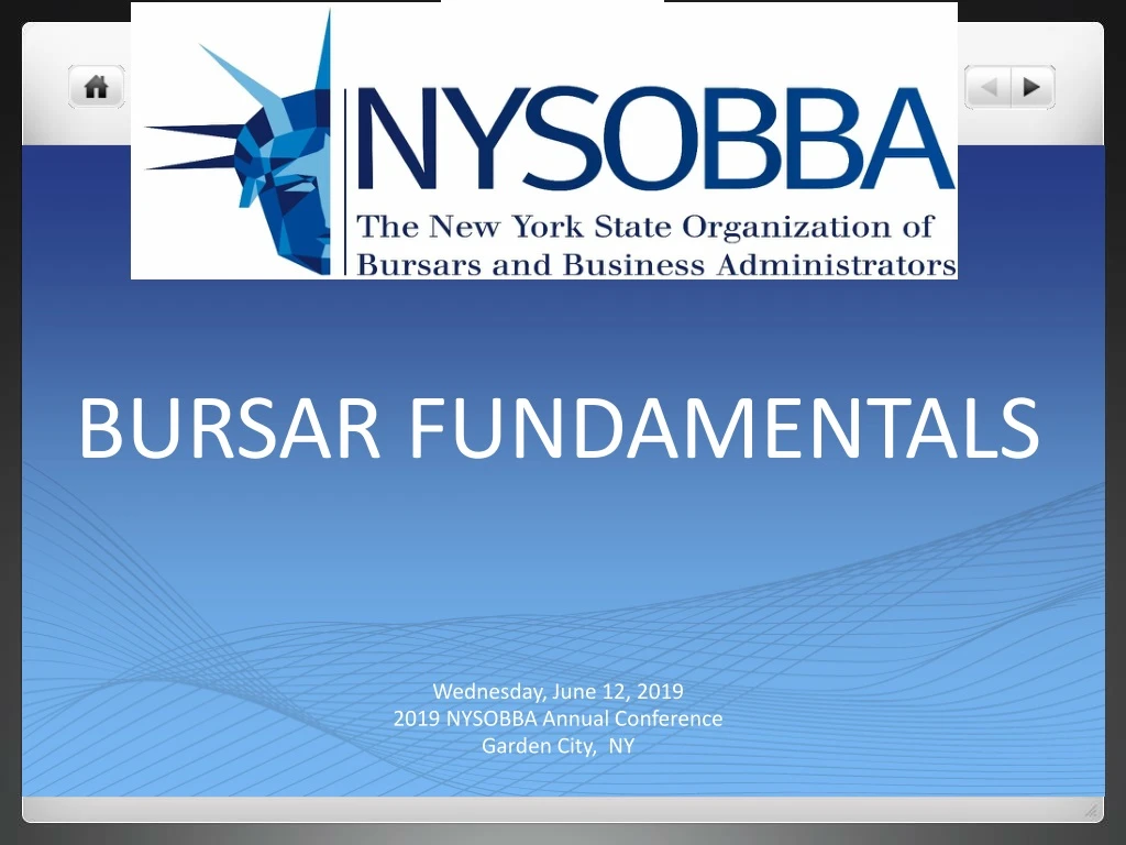 bursar fundamentals