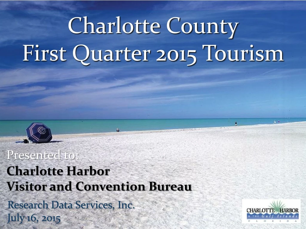 charlotte county first quarter 2015 tourism
