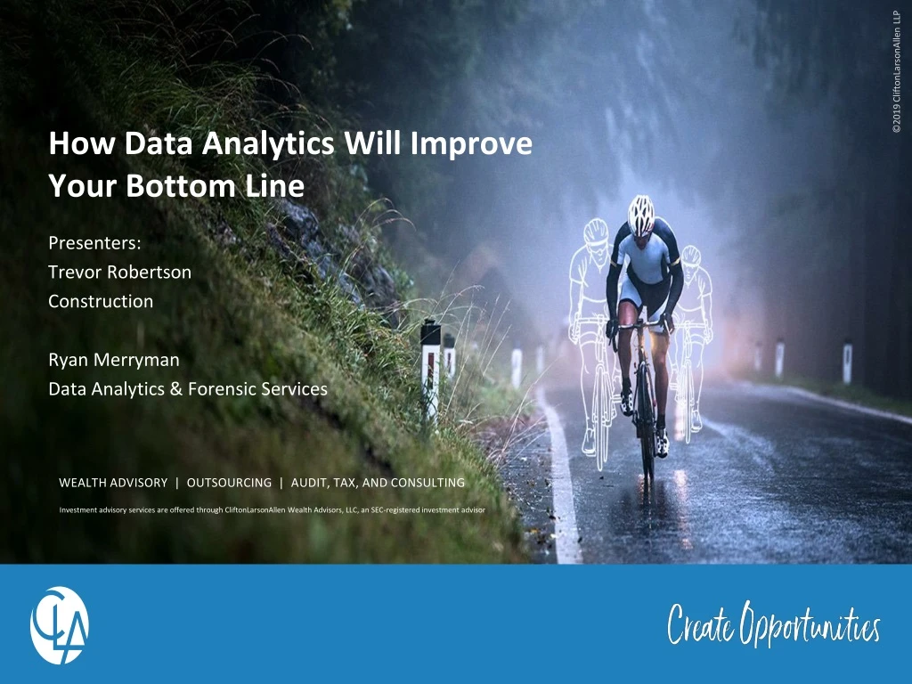 how data analytics will improve your bottom line