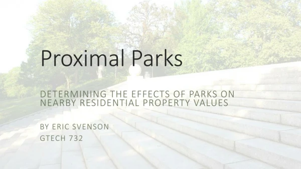 Proximal Parks