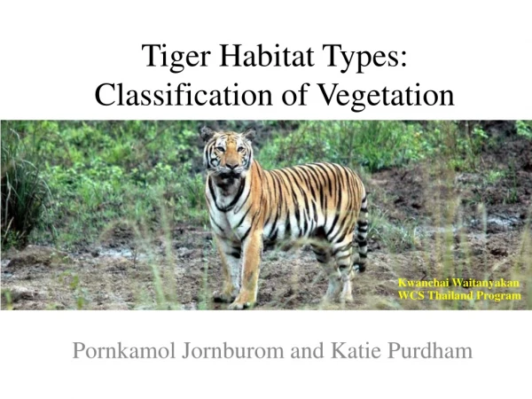 Tiger Habitat Types: Classification of Vegetation