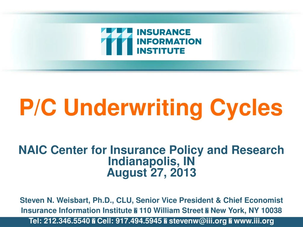 p c underwriting cycles