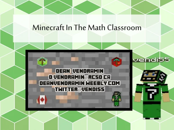 Minecraft In The Math Classroom