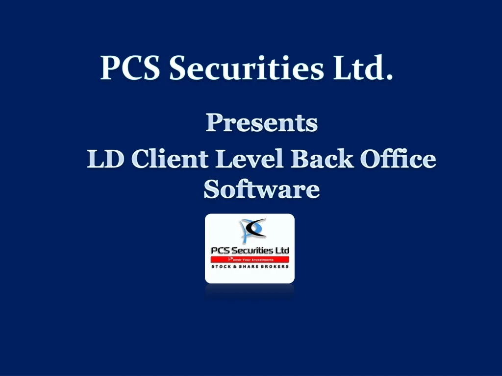 pcs securities ltd