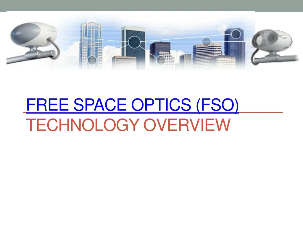free space optics fso technology overview