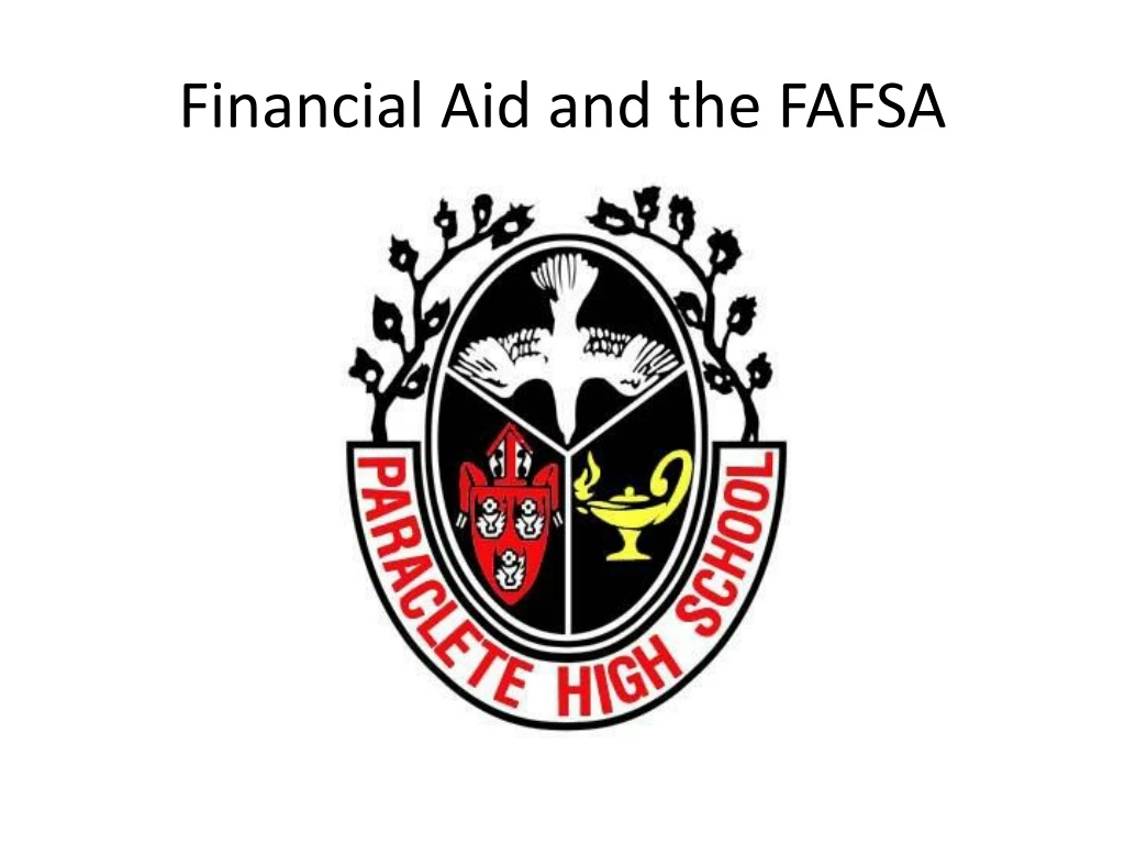 financial aid and the fafsa