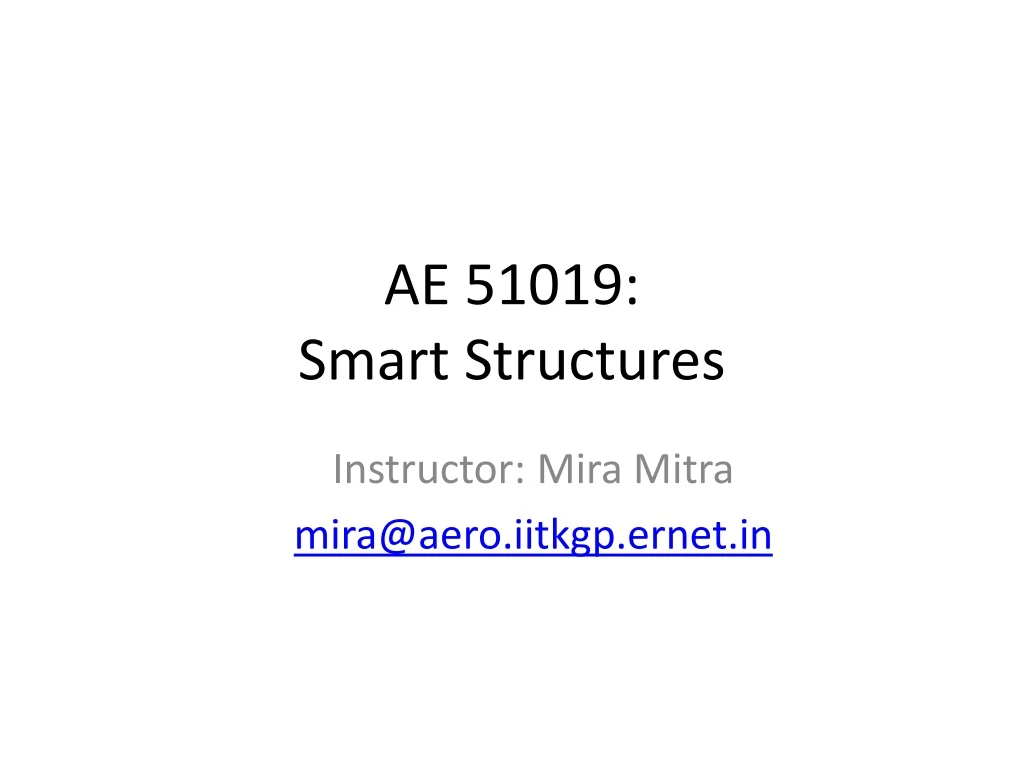 ae 51019 smart structures