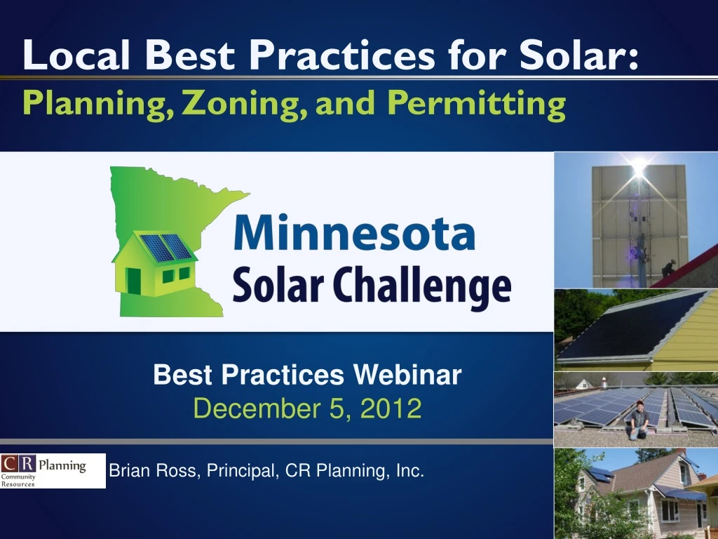 local best practices for solar planning zoning