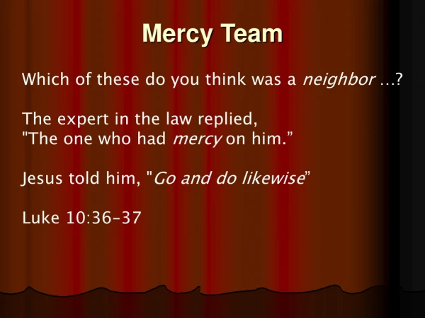 Mercy Team