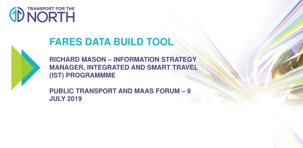 fares data build tool richard mason information